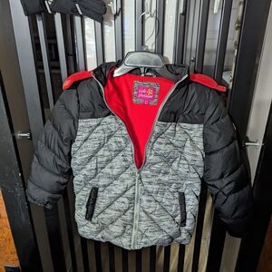 Pink Platinum Kids' Black and Gray Jacket